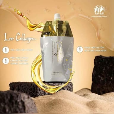 Hấp dầu ủ tóc Collagen LEO PROSEE siêu mềm và thơm phục hồi tóc hư tổn nặng 500ml
