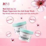 Muối biển bạc hà tẩy tế bào chết cho tóc giúp sạch sâu dưỡng ẩm NUSPA Peppermint Sea Salt Scalp Wash 100ml - Mỹ phẩm Divi
