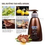 Gel giữ nếp tóc, tạo kiểu dưỡng tóc nam nữ phồng tóc, mềm mại ARGAN OIL nuspa 280ml - Mỹ phẩm Divi